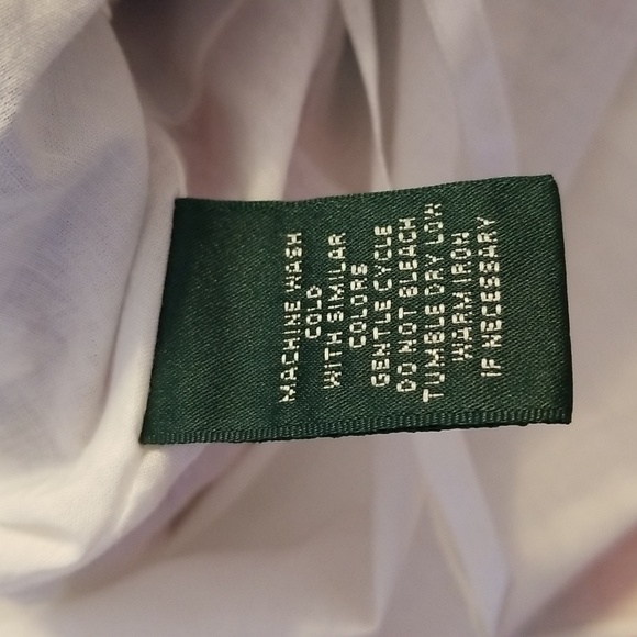 Lauren Ralph Lauren Watercolor Print Skirt Orange Teal Yellow Pleated Waist - Picture 12 of 12